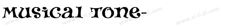 Musical Tone字体转换 Musical Tone字体转换